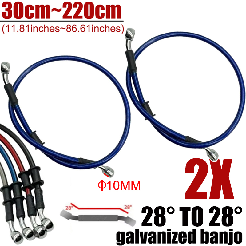 2X Universal 30cm-220cm 28° Mo - Brake Line Motorcycle review and price