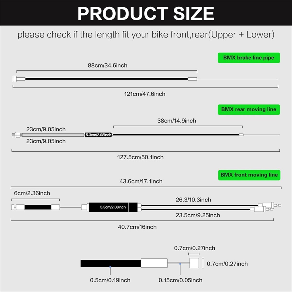 A61P Bike Gyro Brake Cables Fr - Brake Rotor review and price